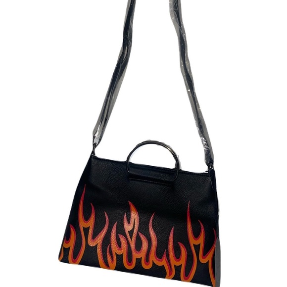 For The Record Ring Satchel in Flamin' Hot - Picture 4 of 8